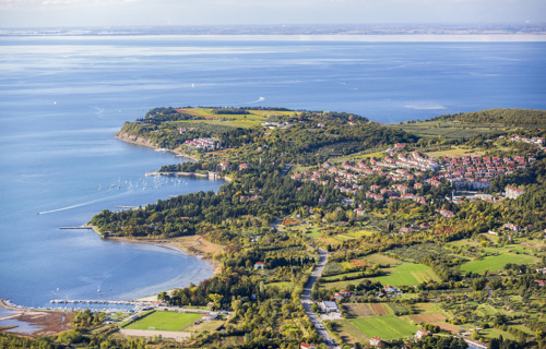 Ankaran panorama iz zraka