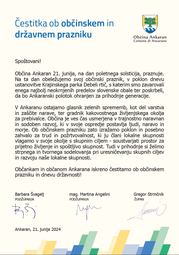 Čestitka občinski praznik 24 slo