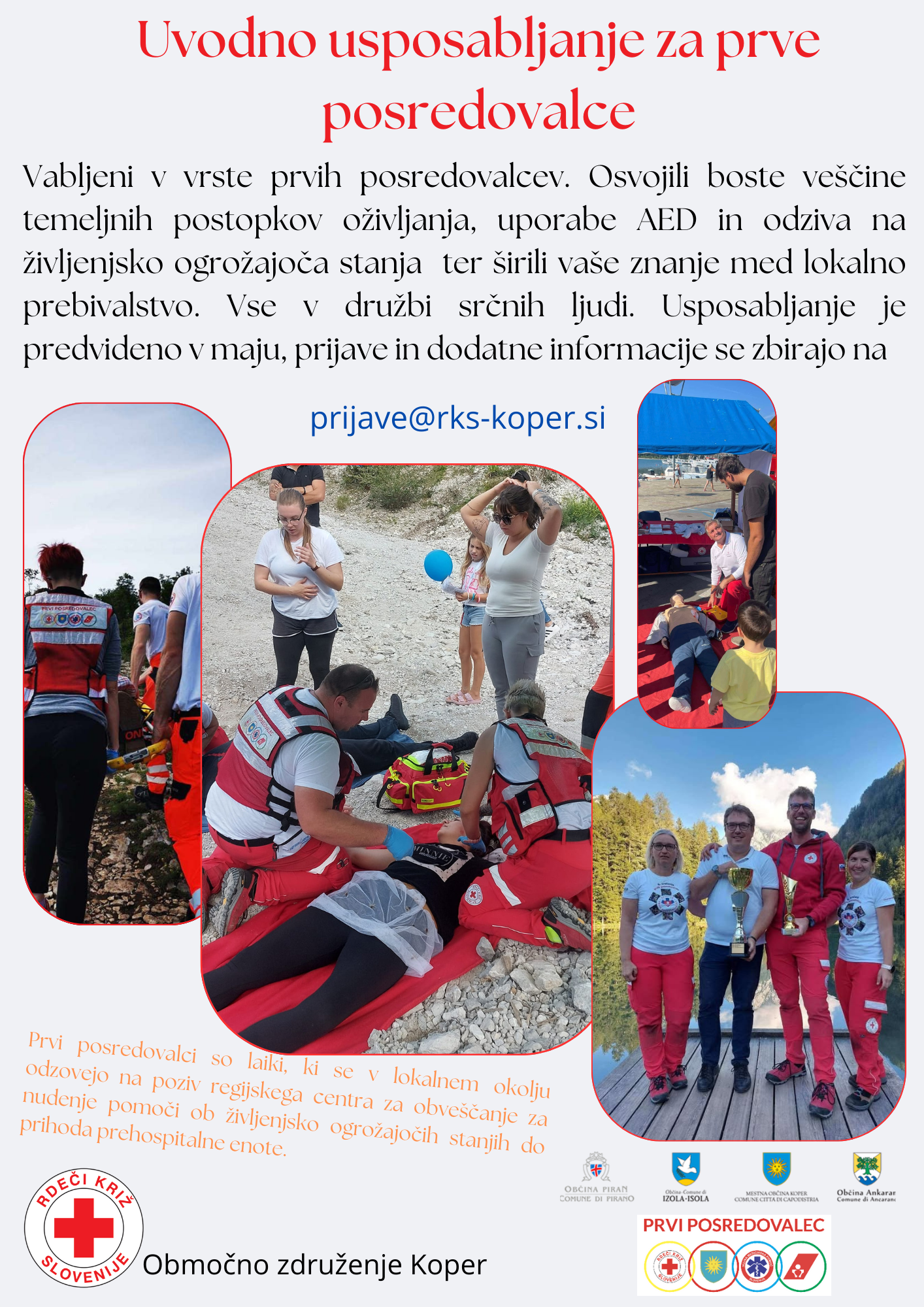 Prvi posredovalci vabilo
