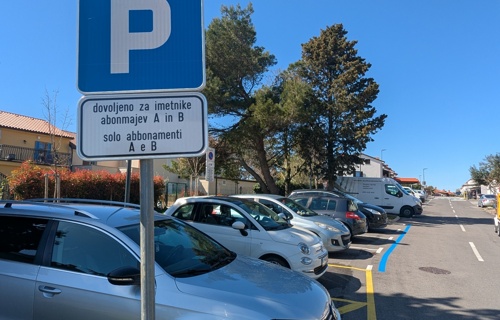 Parkirišče Bevkova za stanovalce