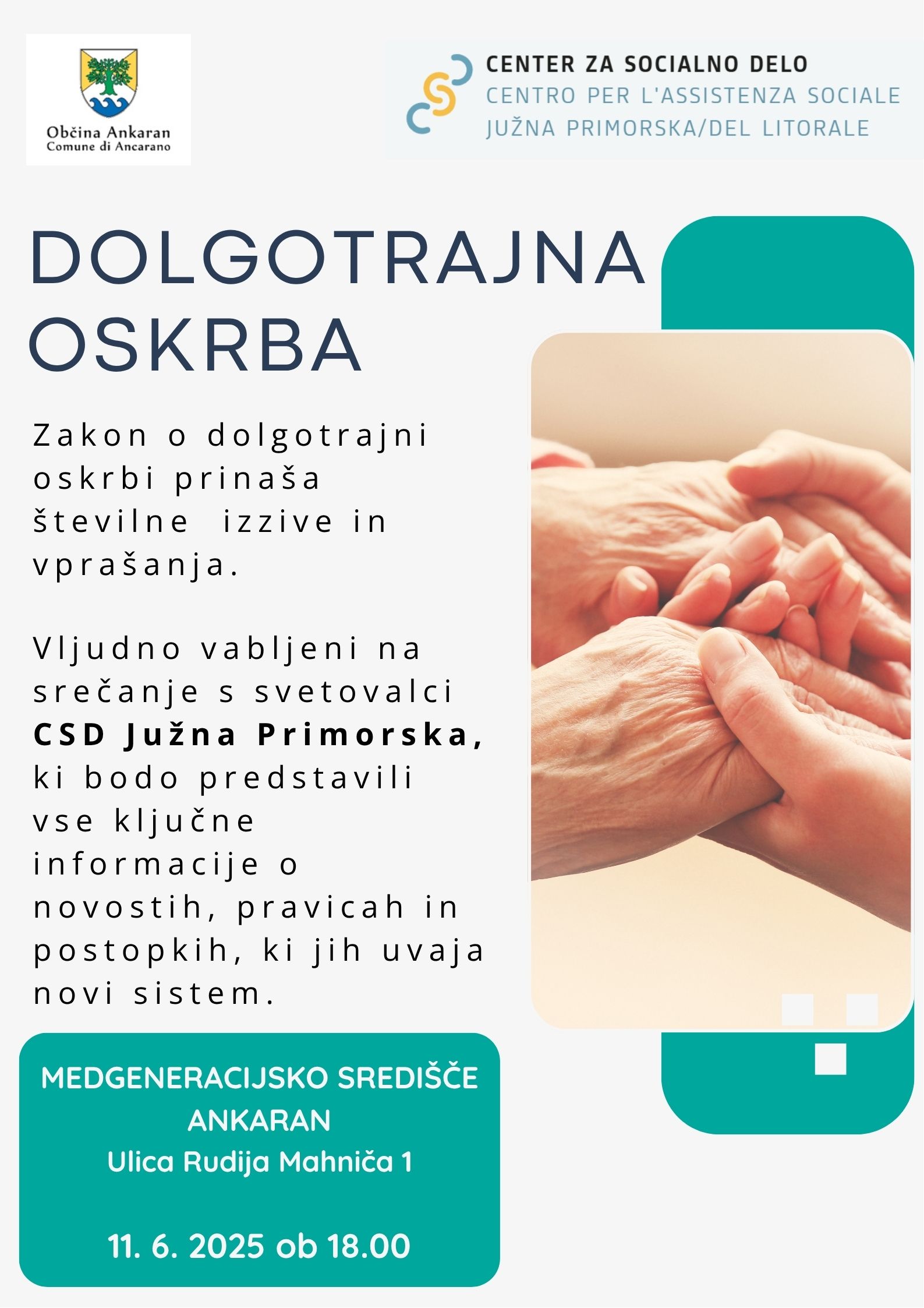 Dolgotrajna oskrba plakat